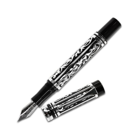 Penna Stilografica Filigree - Argentata Diners