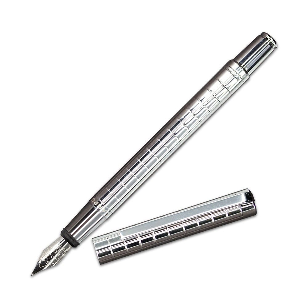Tesi  Slim Fountain Pen - Silver