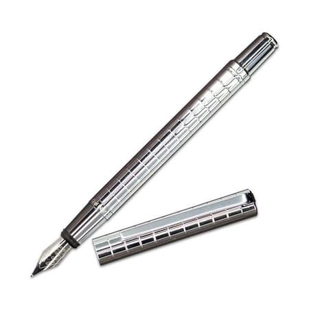 Tesi Slim Fountain Pen - Silver
