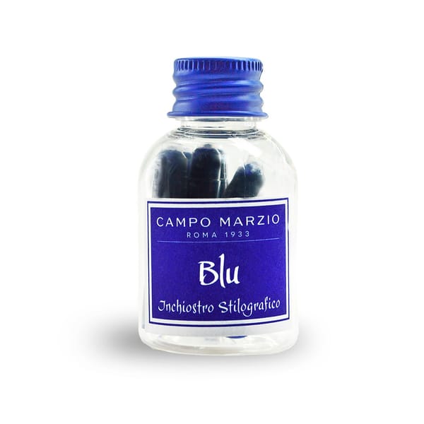 Fountain Pen Ink Cartridges Ocean Blue Campo Marzio
