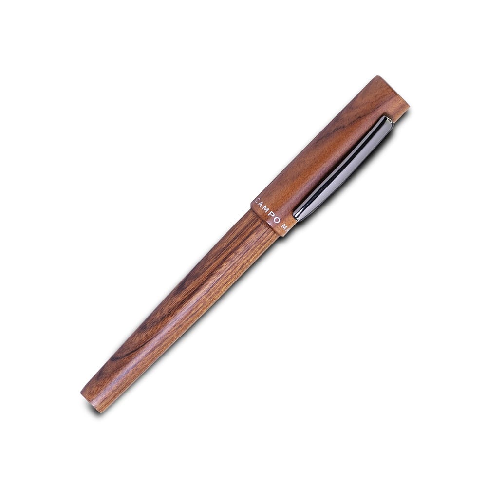 SagaSave Penna Stilografica In Legno Di Palissandro - Pennino Fine 0,7mm - Design Classico Con Convertitore - Regalo Di Lusso