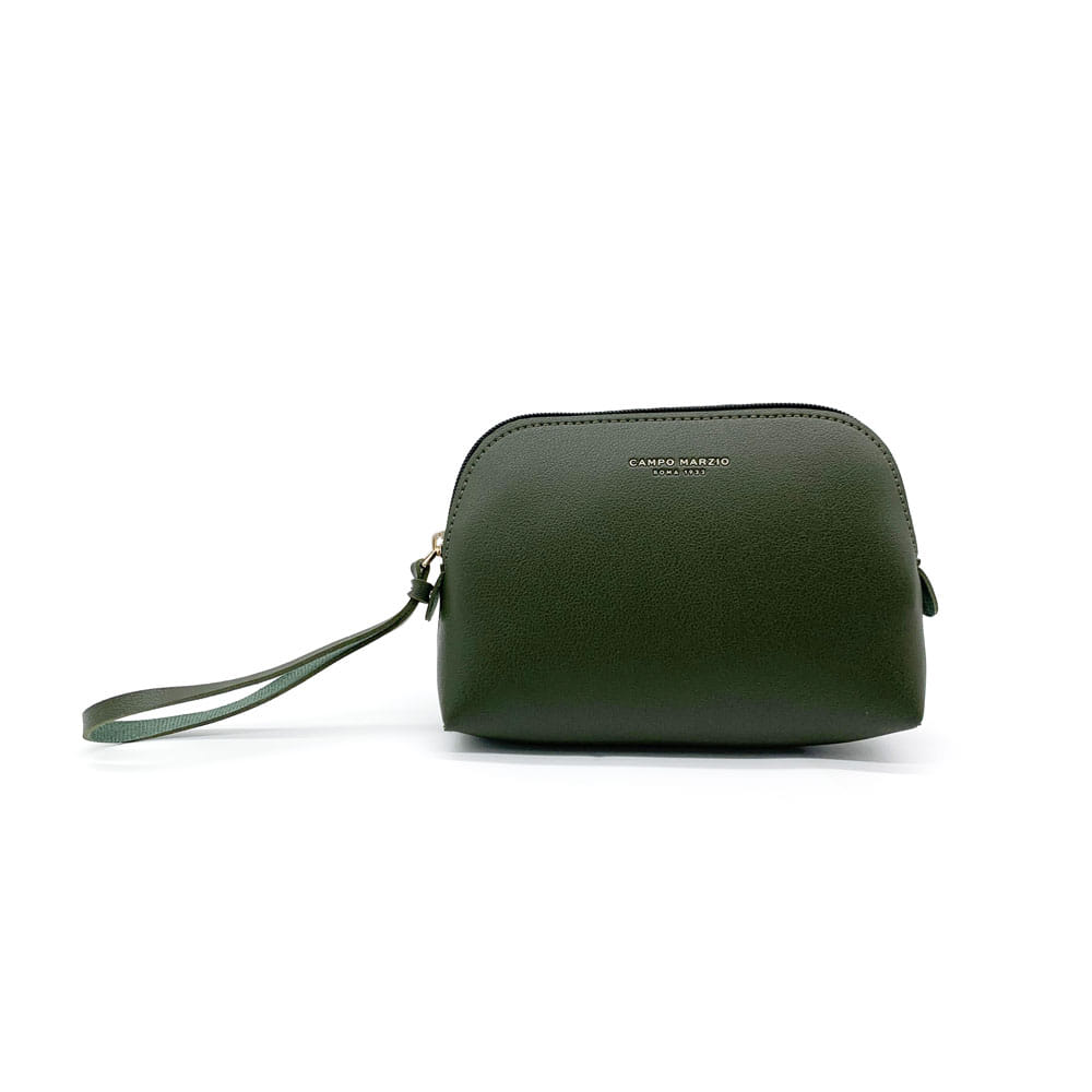 Virna Medium Trousse - Olive Green