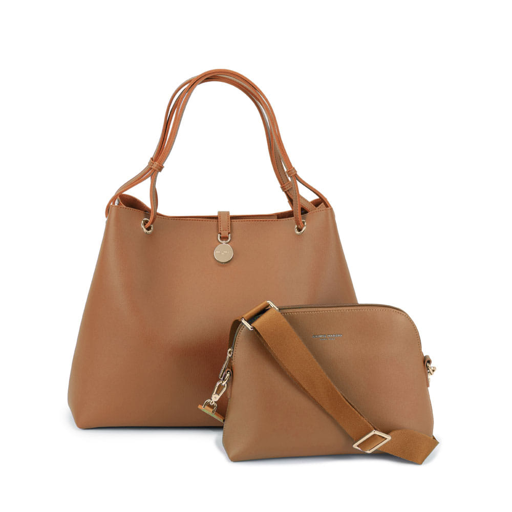 Catrin Chic Shoulder Bag - Camel