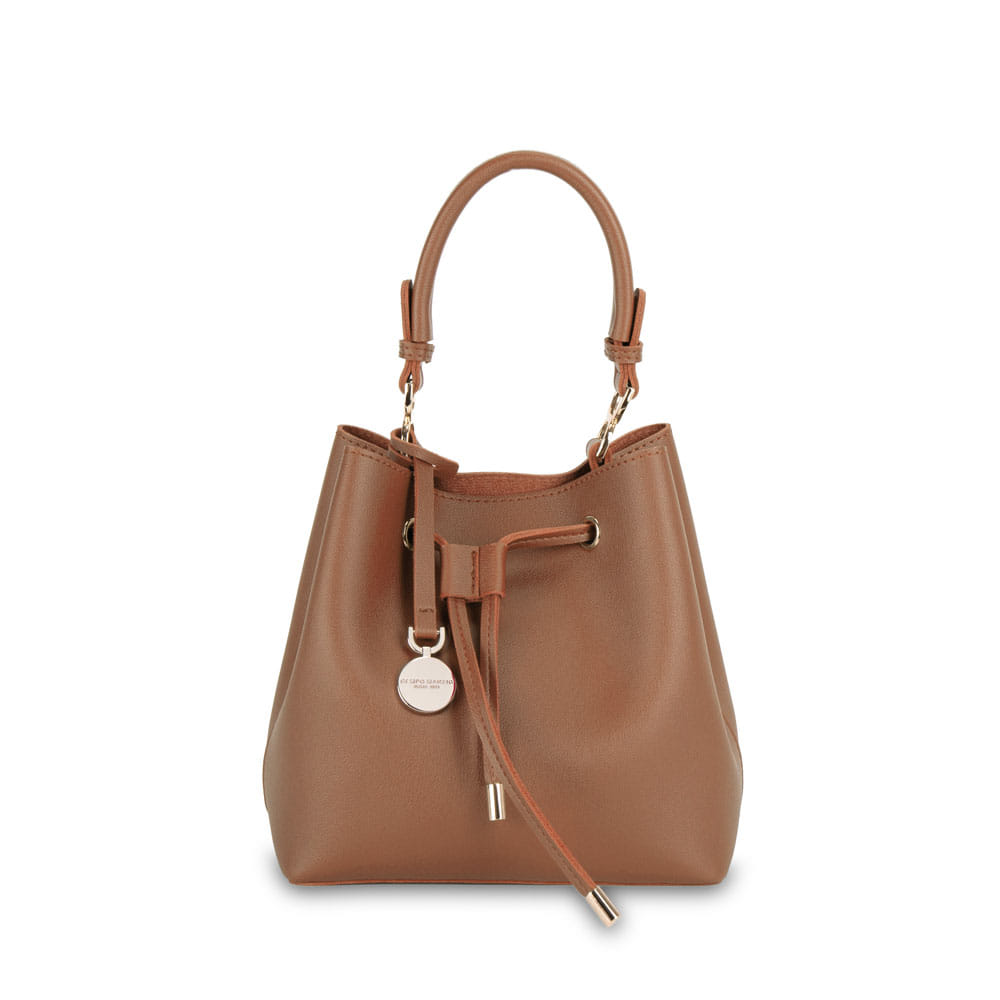Natalia Chic Bucket Bag - Camel