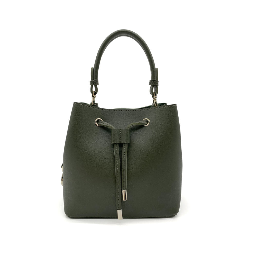 Borsa Secchiello Natalia Chic - Verde oliva