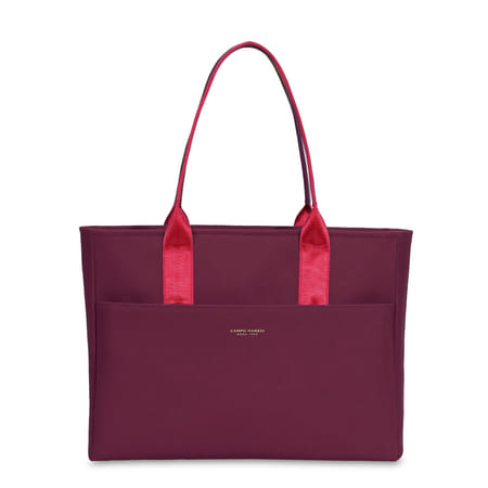 Grecale Shopping Bag 13" - Burgundy