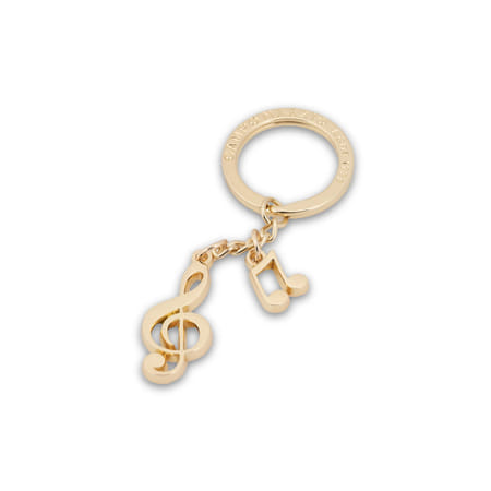 Keychain Musical Note - Gold