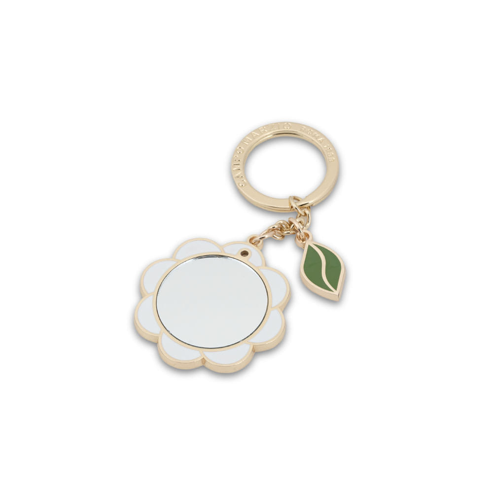 Keychain Mirror - White
