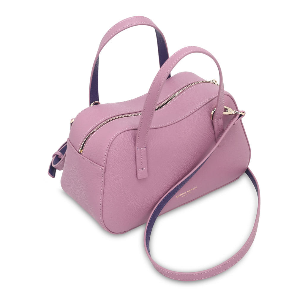 Brooke Bowling Bag Antique Pink Violet | Campo Marzio