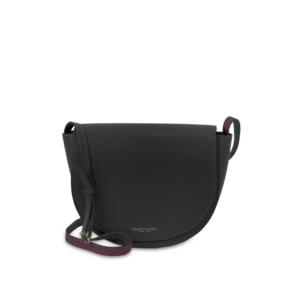 Christina Saddle Bag - Black