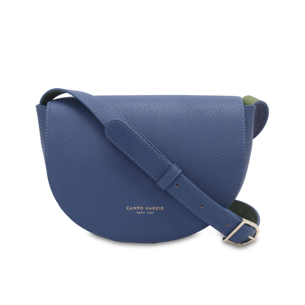 Borsa Saddle Mini Naomie - Denim scuro