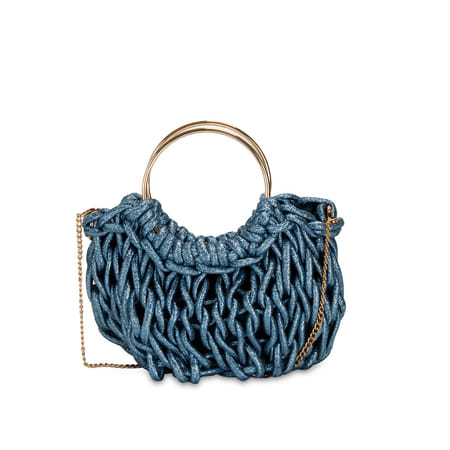 Perlina Handbag - Petrol Green