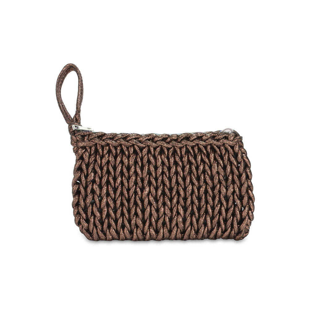 Lucina Clutch Bag - Bronze