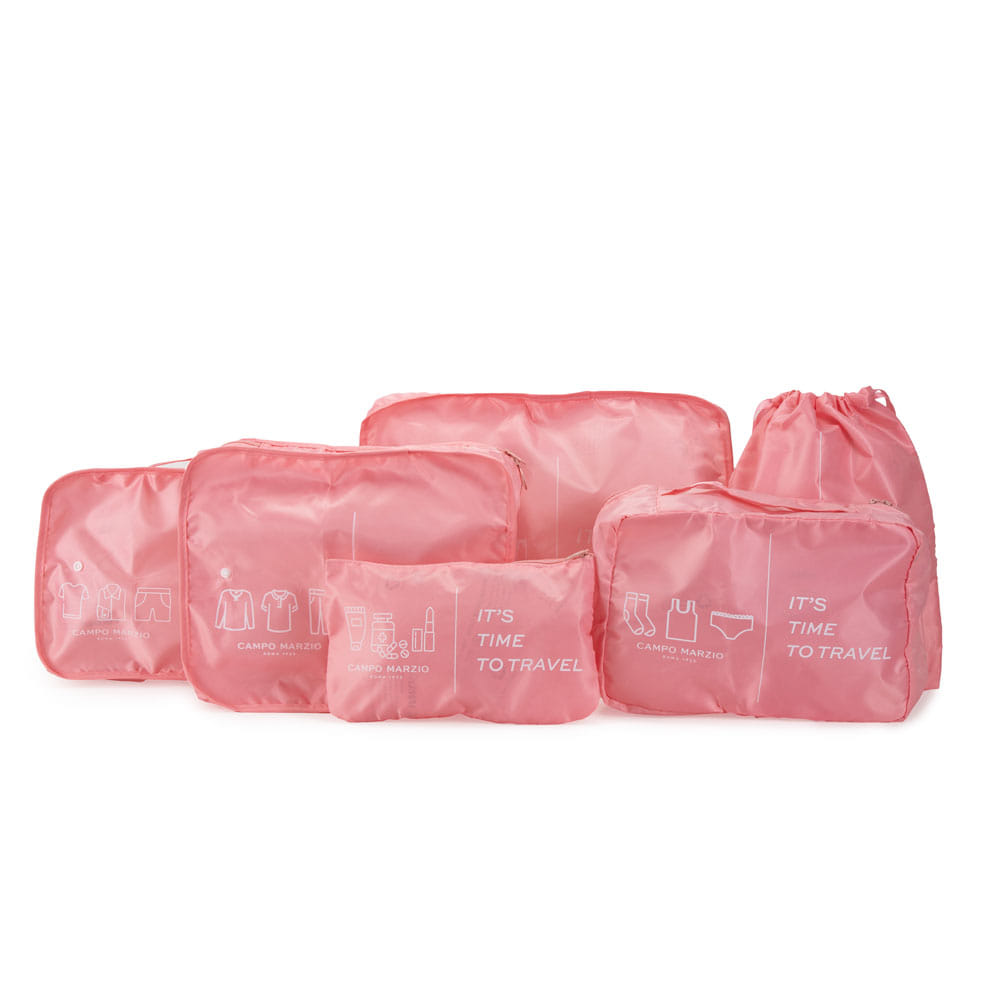 Jasper Organizer 6 Pcs - Pink