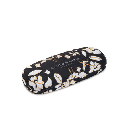 Daisy Glasses Case - Black