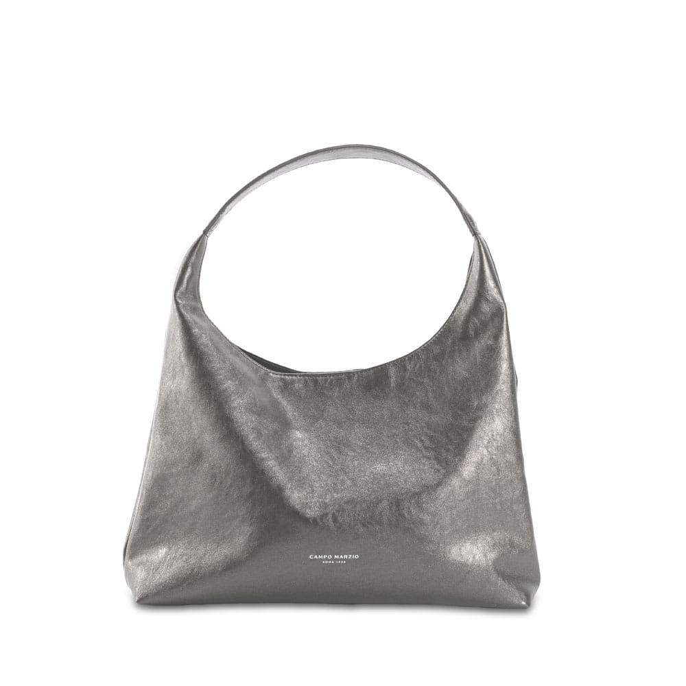 Brass Shoulder Bag - Silver