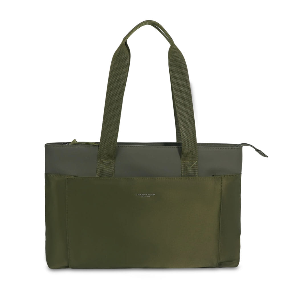 Denise Horizontal Bag 13"-15.6" - Olive Green