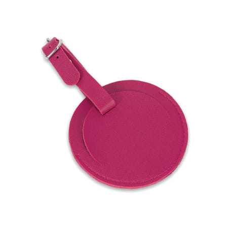 Porta Etichetta Rotondo Eugene - Fucsia