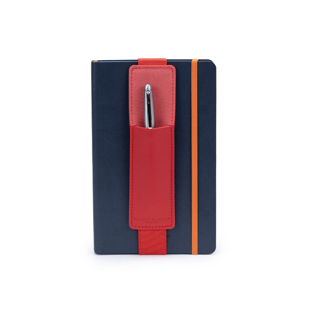 Porta Penne con Elastico - Rosso Ciliegia