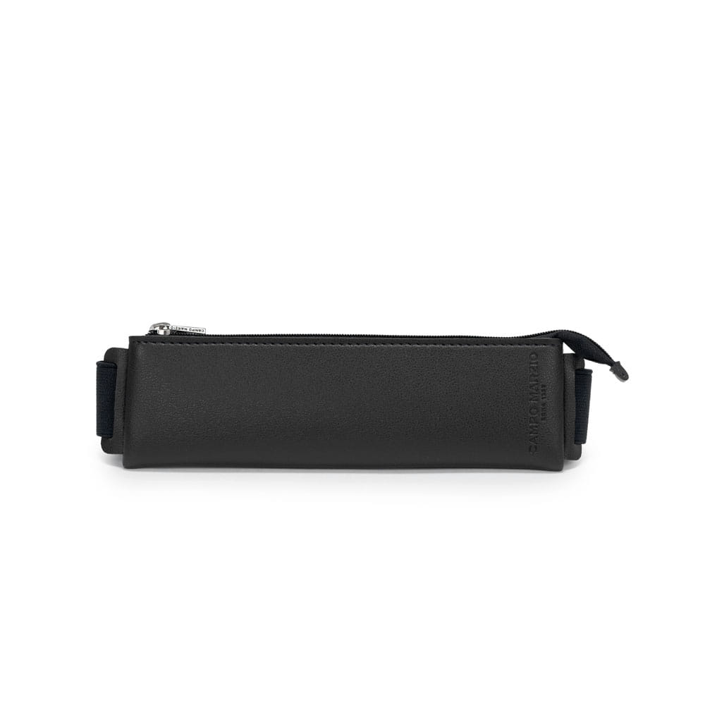 Zip Accessories Holder with Elastic - Black