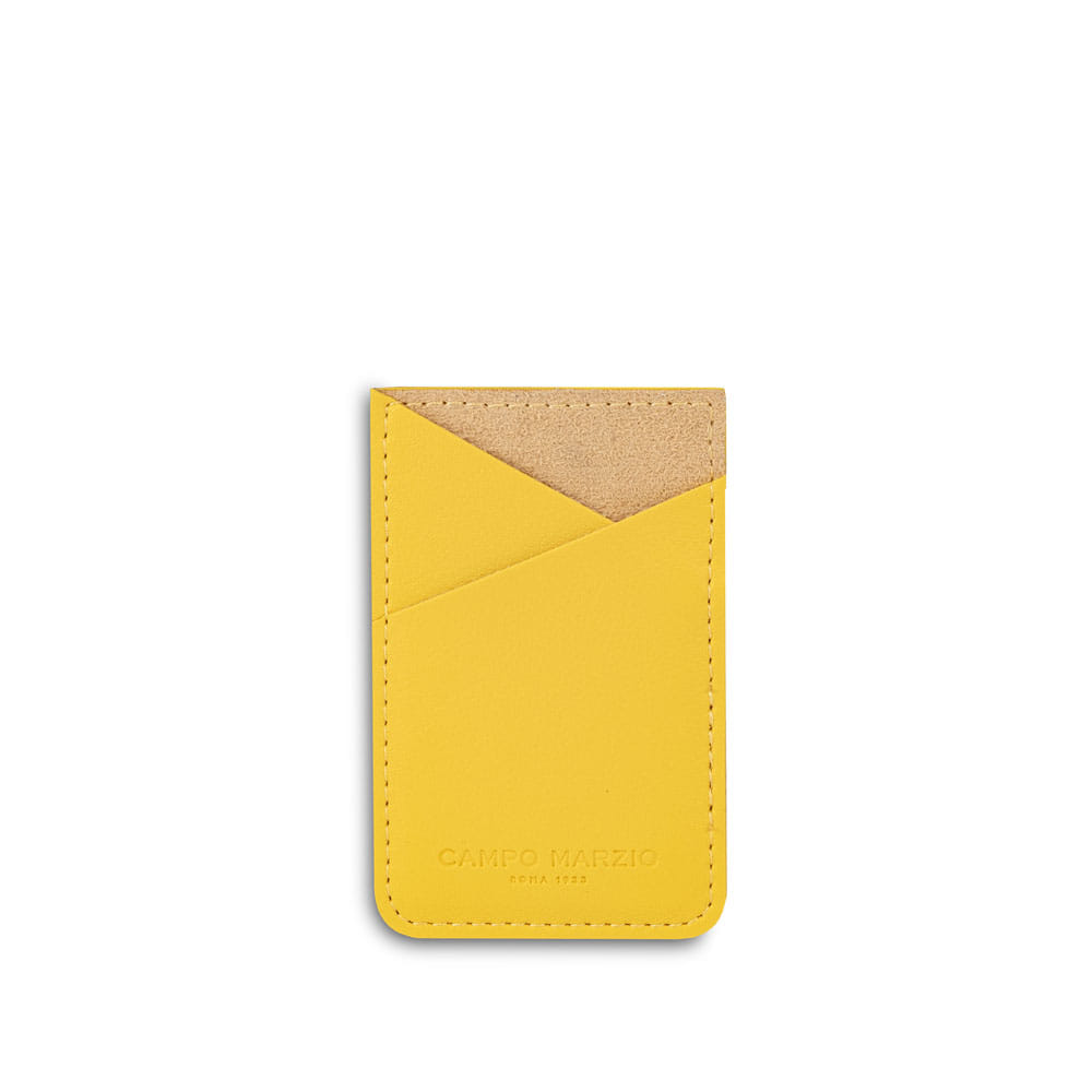 Smartphone Card Holder - Yellow