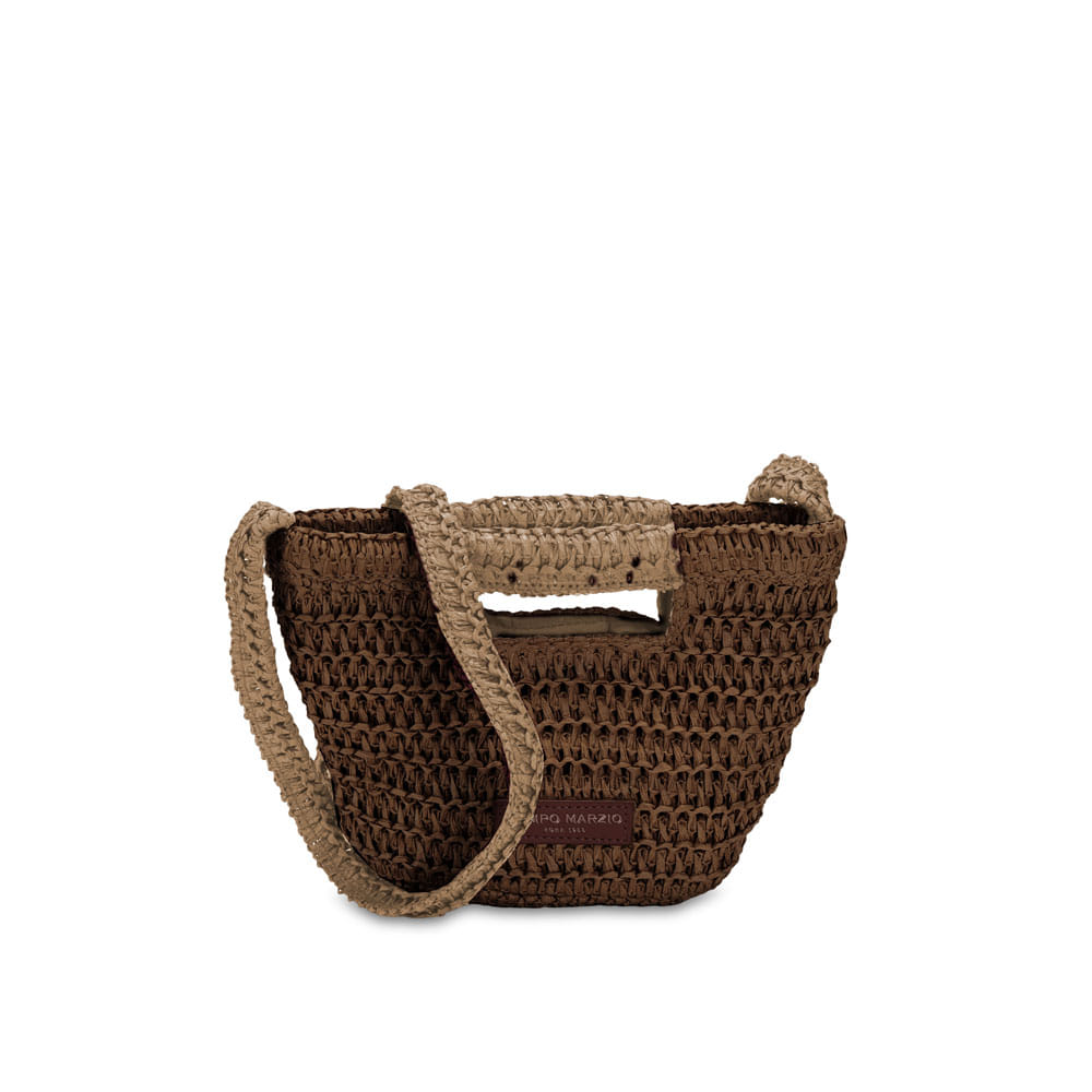 Perla Crossbody Bag - Coffe Black