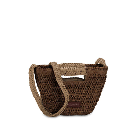 Perla Crossbody Bag - Coffe Black