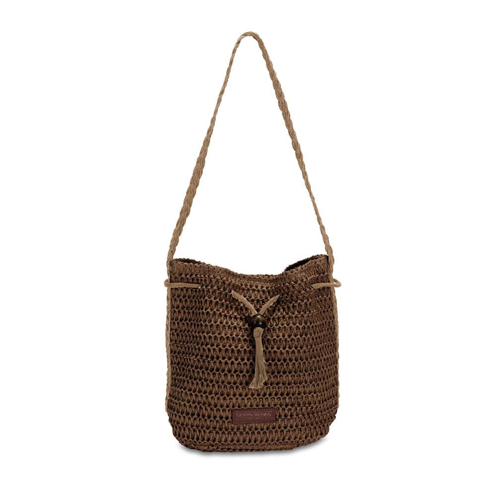 Andrina Bucket Bag - Coffe Black