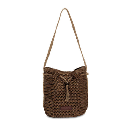 Andrina Bucket Bag - Coffe Black