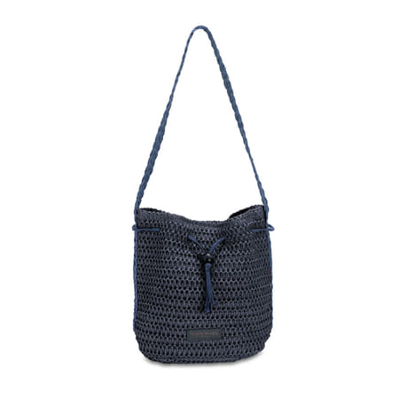 Andrina Bucket Bag - Navy Blue