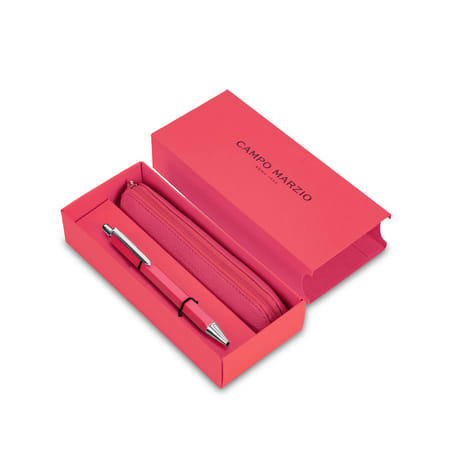 Case And Pen Set - Fuchsia