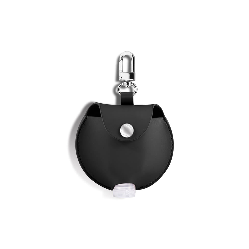Mini Round Pouch Dispenser - Black