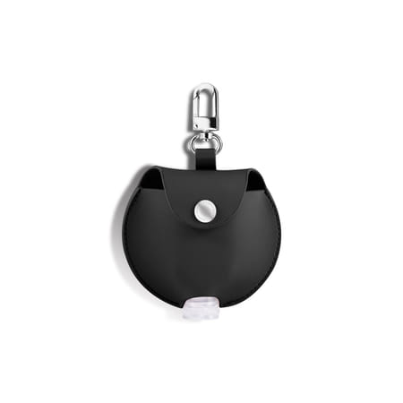 Mini Round Pouch Dispenser - Black
