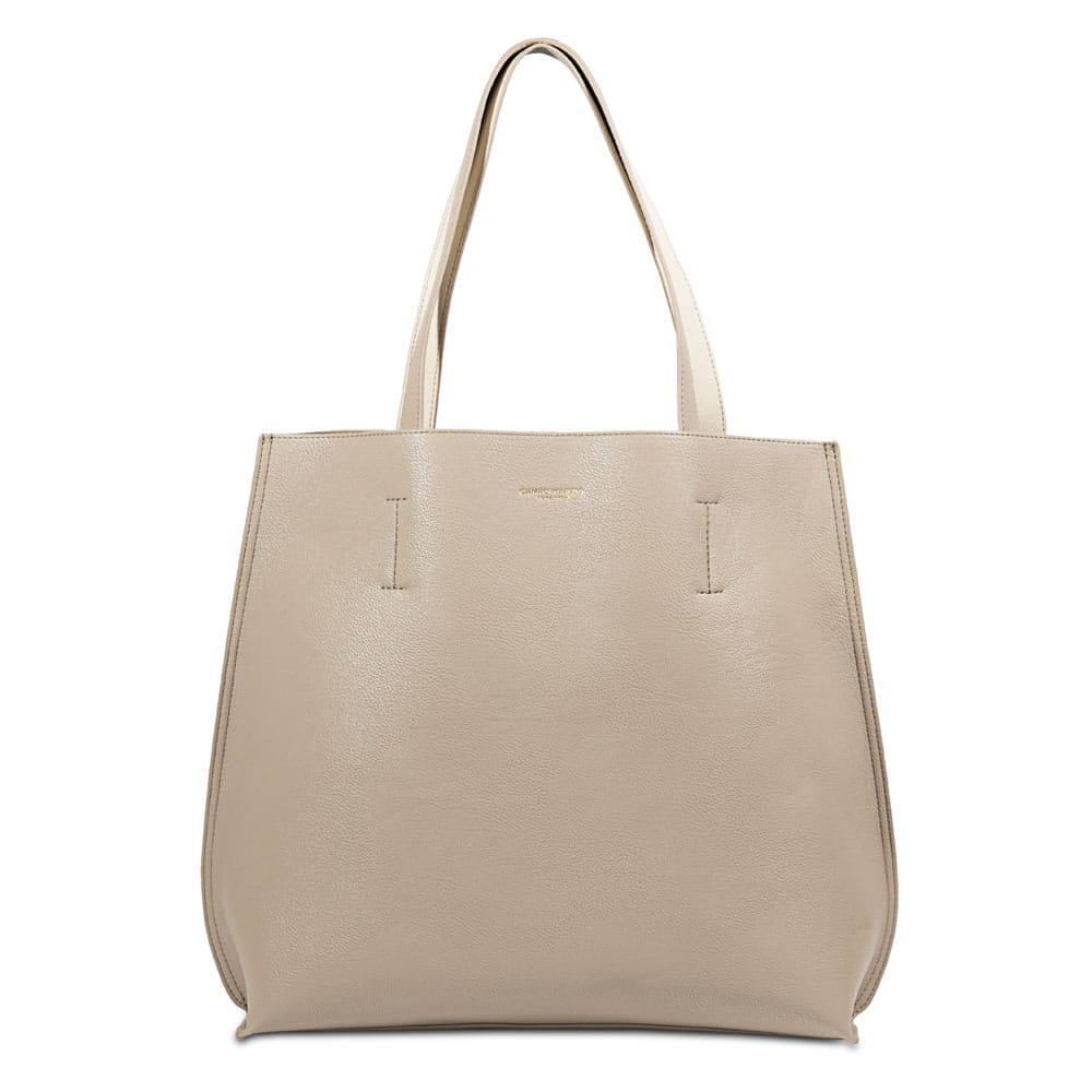 Double Tote Bag - Beige