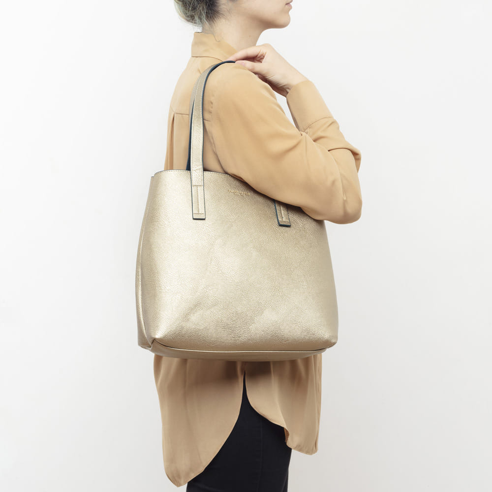 Double Tote Bag The Iconic Bag Midi Petrol Green Campo Marzio