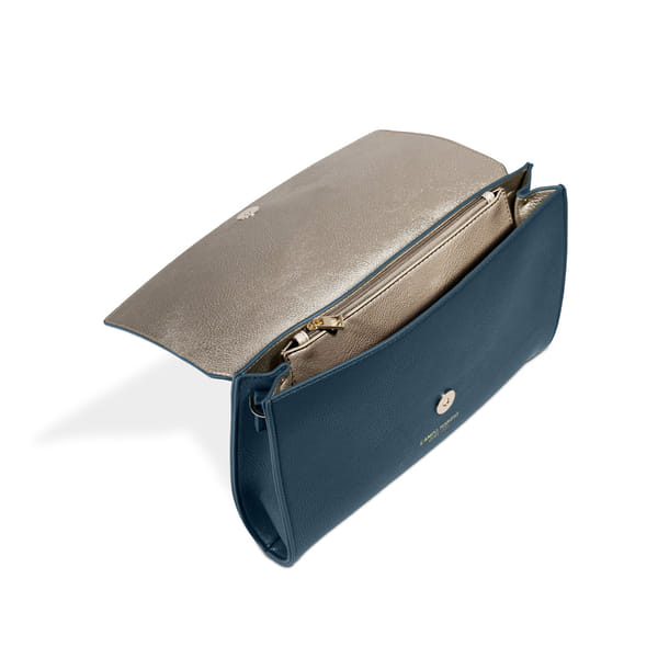 Borsa Clutch Renee Verde Petrolio Campo Marzio