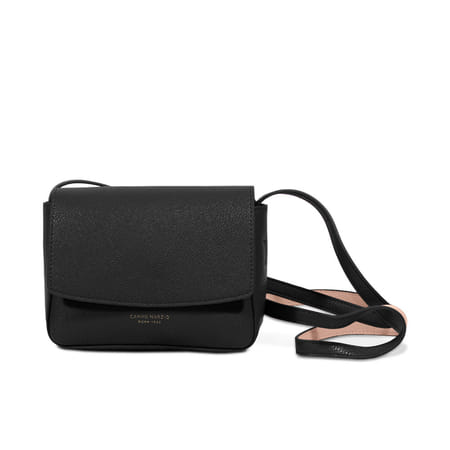 Mini Bag with Crossbody Strap - Black