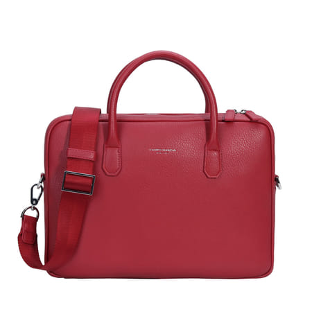 Boston Briefcase 13" - Cherry Red-Fuchsia