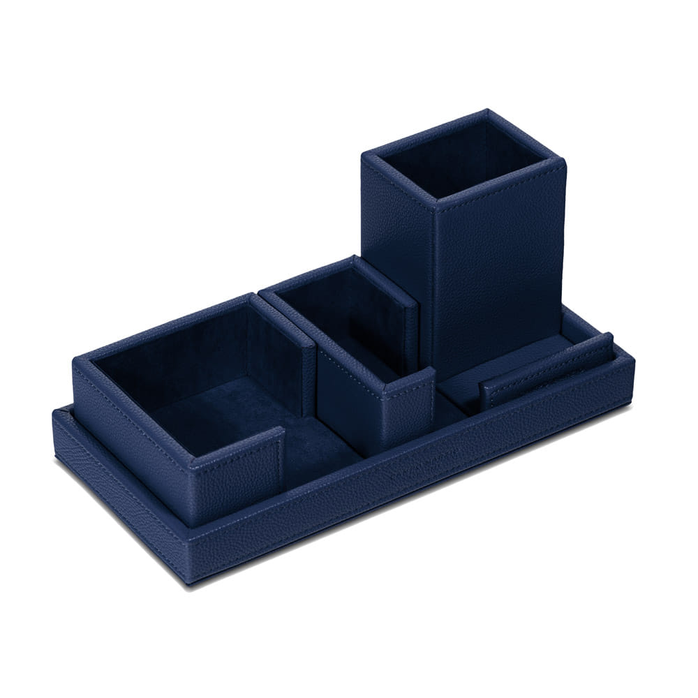Desk Set Cartesio - Ocean Blue