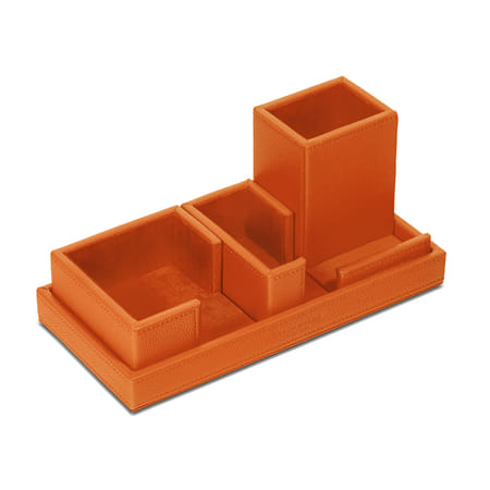 Desk Set Cartesio - Mandarin