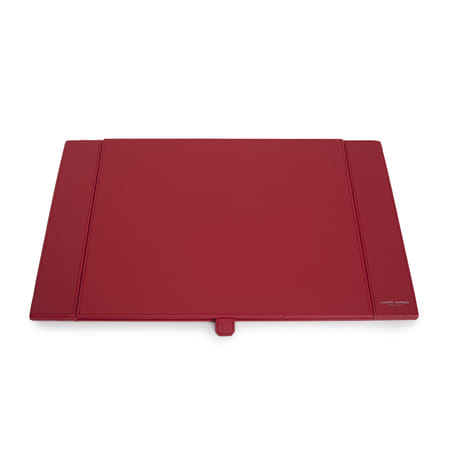 Aristotle Double Desk Pad - Cherry Red