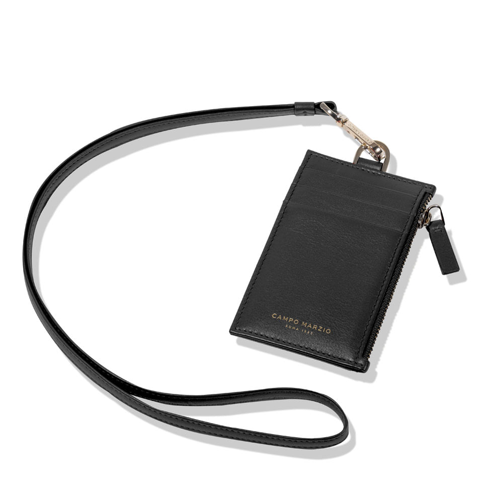 カードケース・名刺入れ BOHEMSEO : 25SS / LEATHER STRAP CARD HOLDER (BLACK) Maison Margiela Leather Zipped Card Holder () IFCHIC.COM